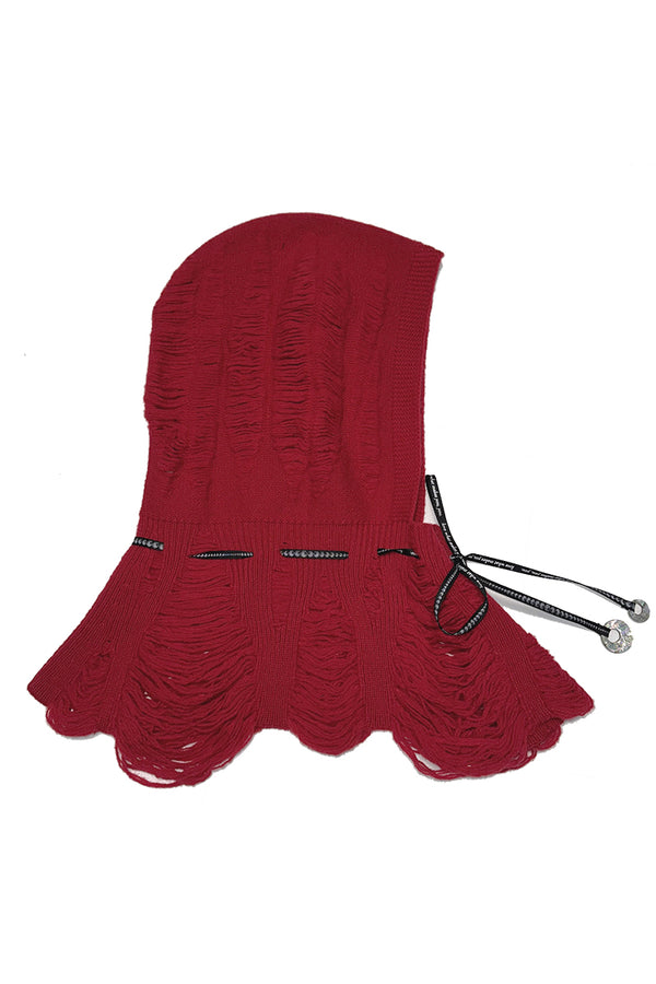 RUI built 25 autumn and winter tie wool floating line hat RUI-RAW25AC01-Ruby red
